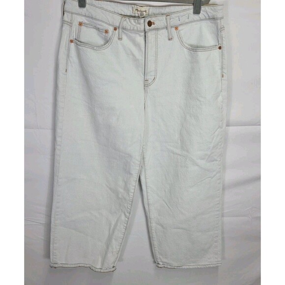New Madewell The Perfect Vintage Wide-Leg Crop Jean in Edmunds Wash 16W Plus - Picture 2 of 7